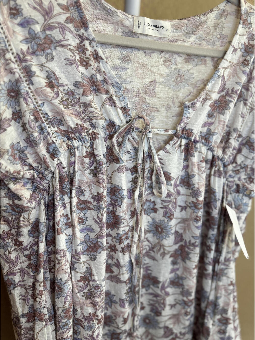 Lucky Brand- Small Floral Top/Blouse